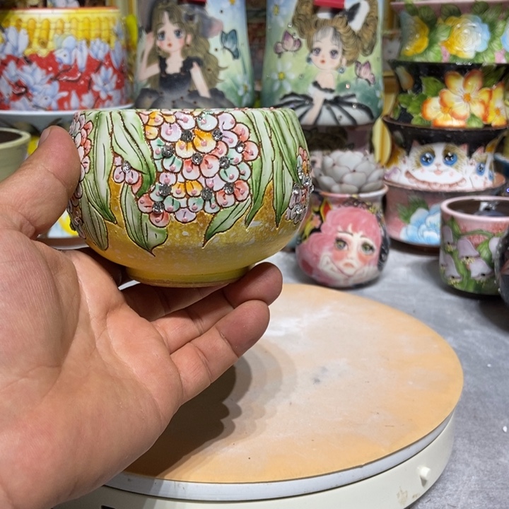 景德镇艺术手绘作品