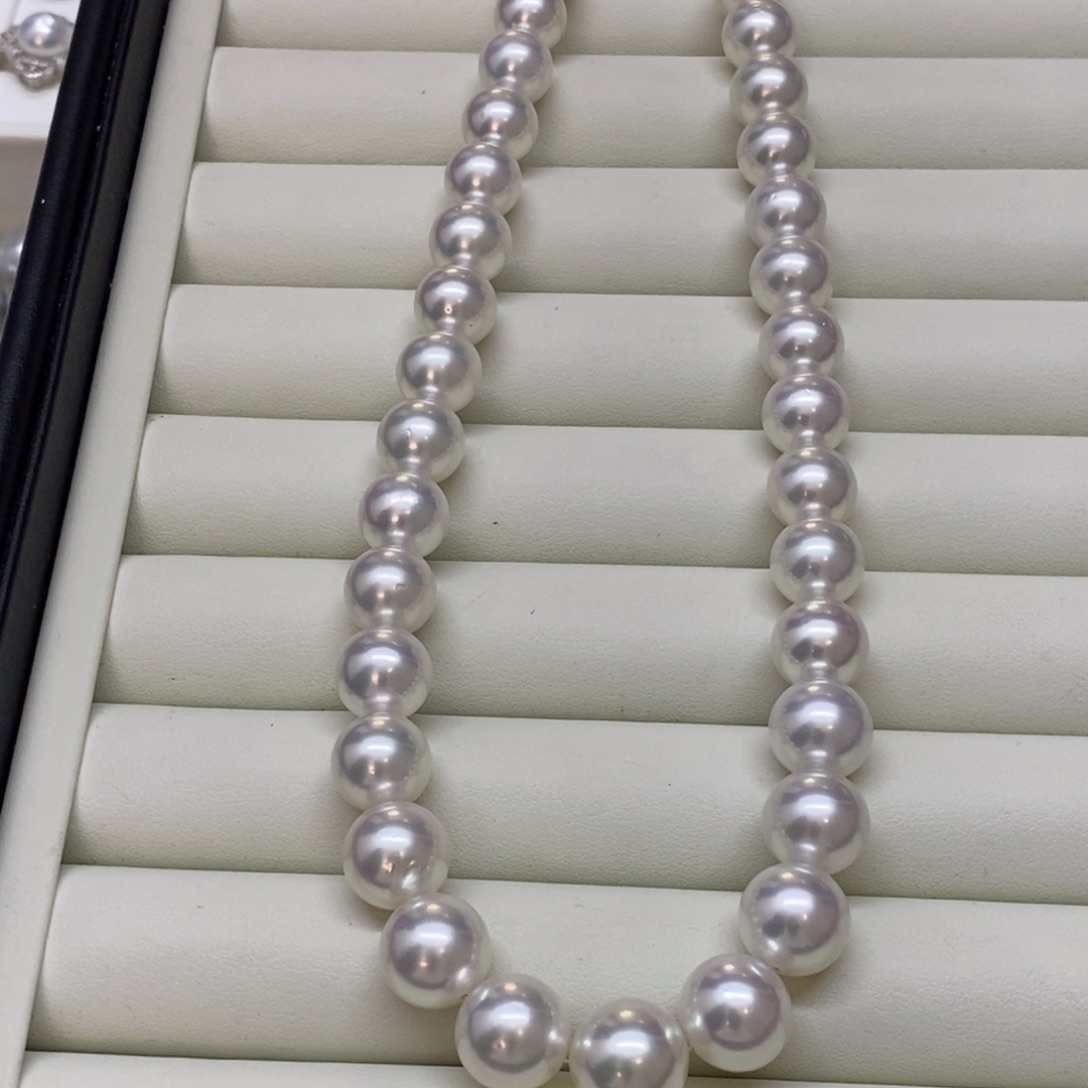 颈饰未镶嵌海水珍珠澳白真科研10-12.3