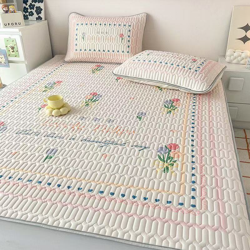 【床裙款单乳胶凉席】非图片色/实物以直播介绍为准