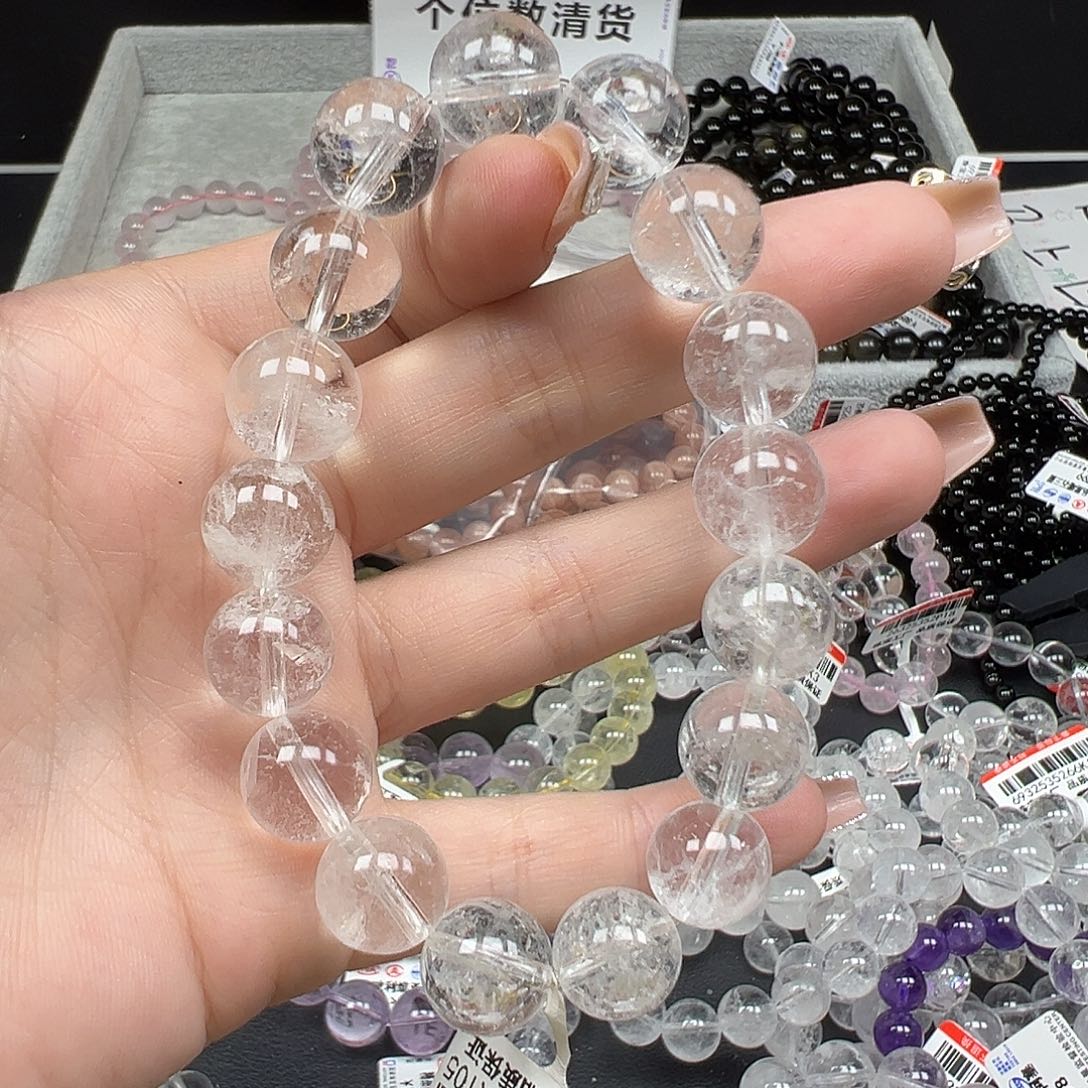 未镶嵌水晶手串卡12喜马拉雅白啊塞63