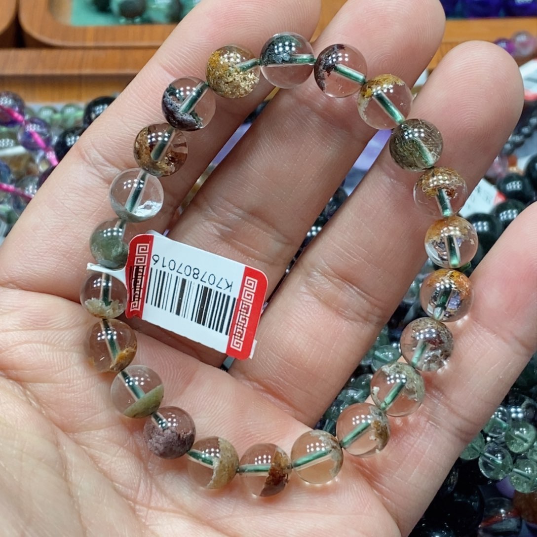 水晶手串未镶嵌天然