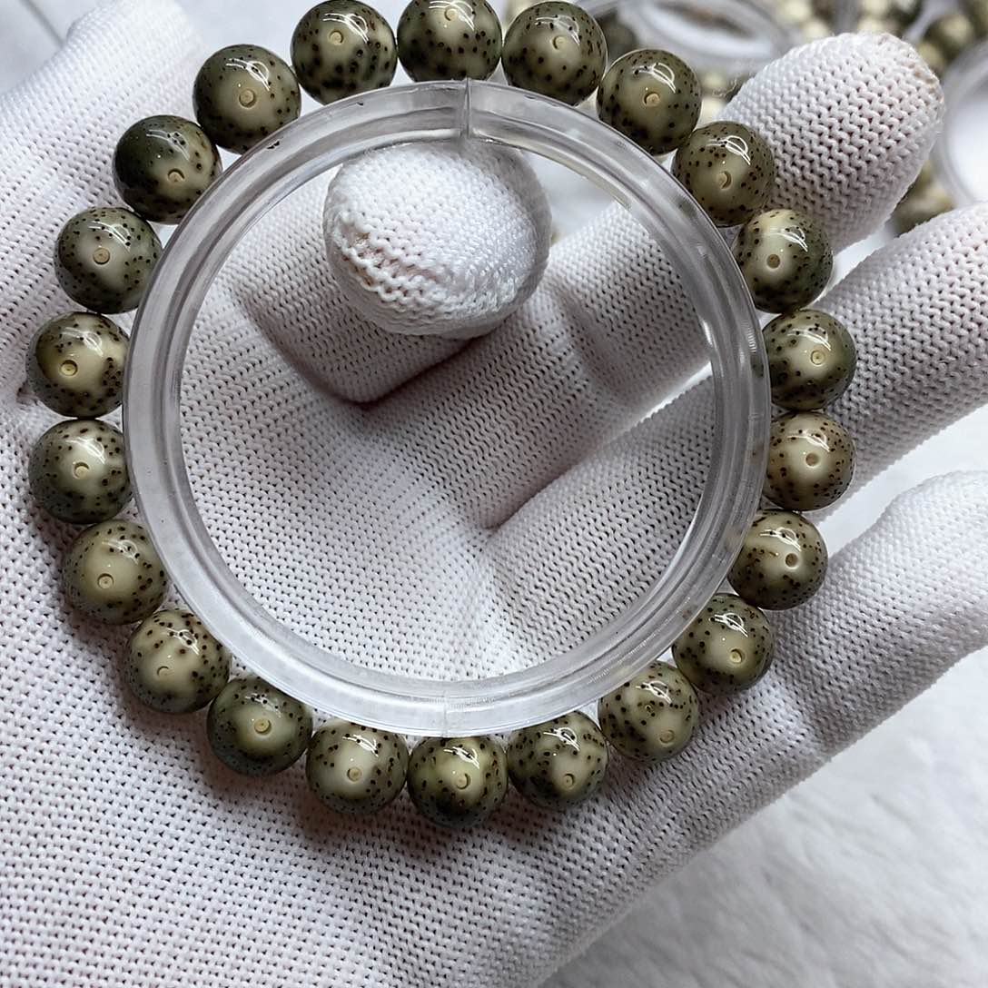 星月菩提手串10/10绿幽灵