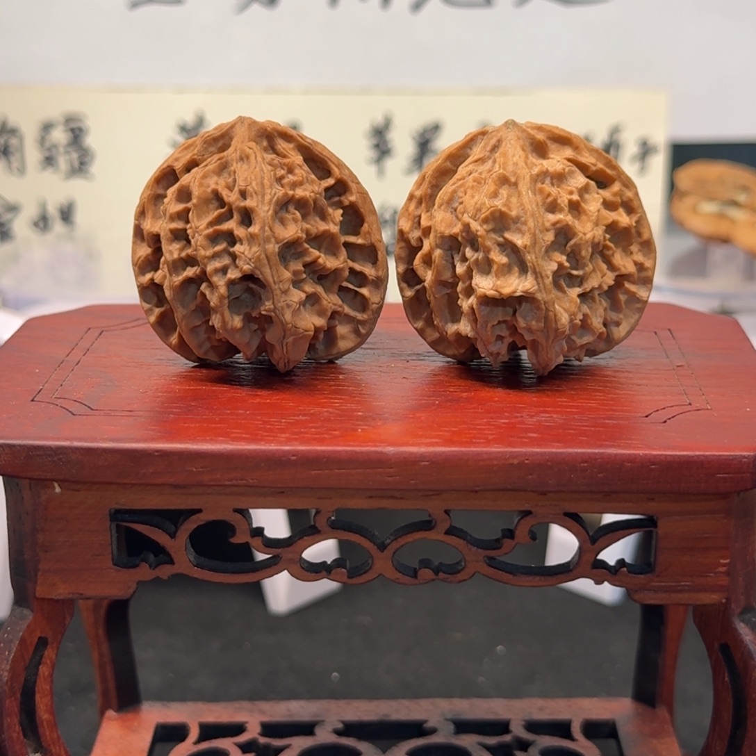 文玩核桃把件31号苹果边42肚39高39全品无药无修原生态