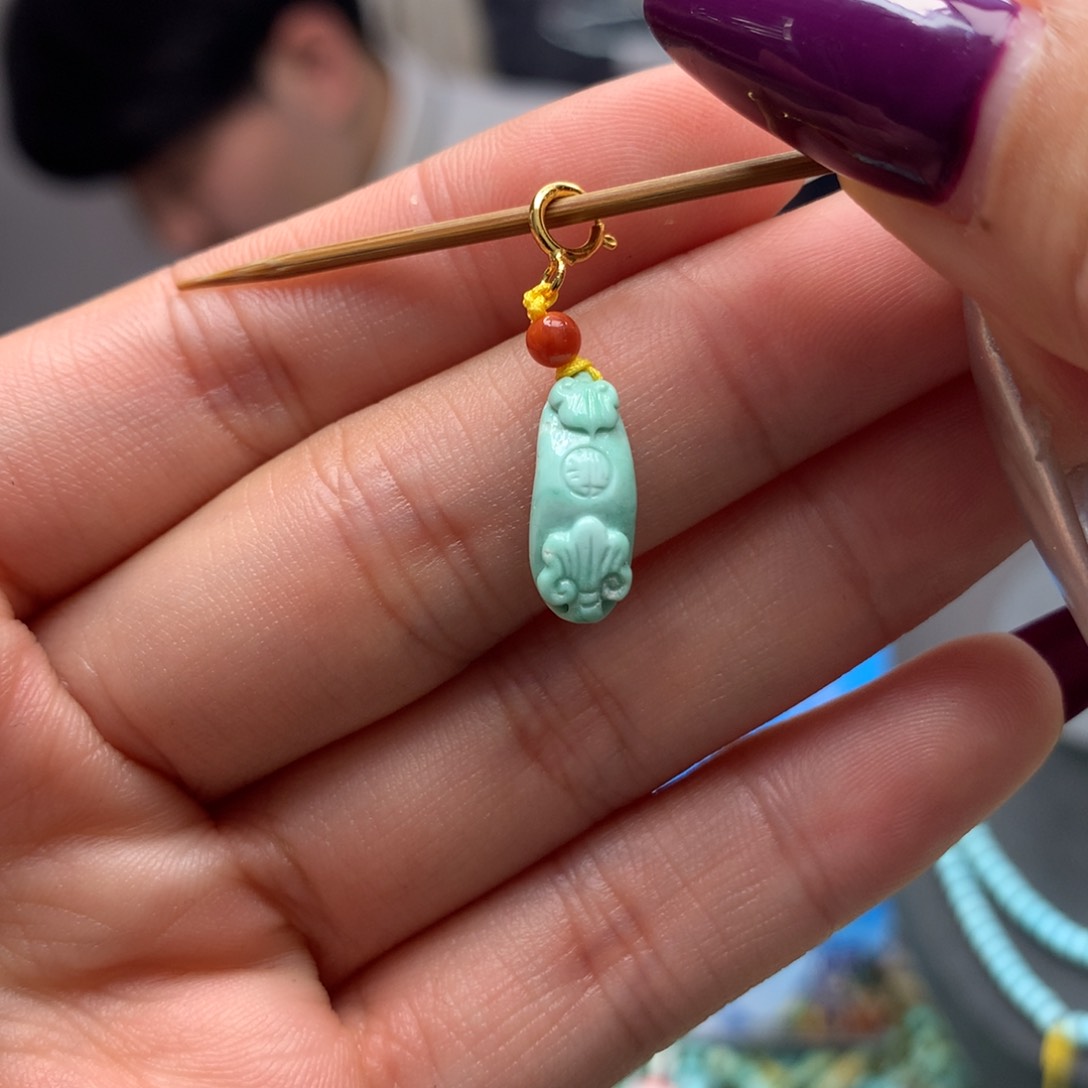 绿松石挂件未镶嵌