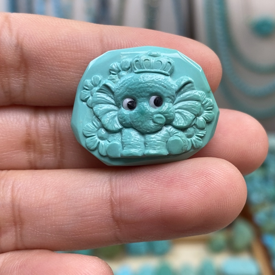 绿松石未镶嵌配饰