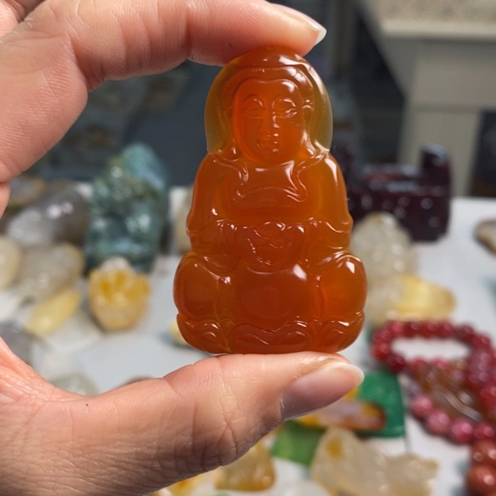 玛瑙/玉髓吊坠(不含链)未镶嵌