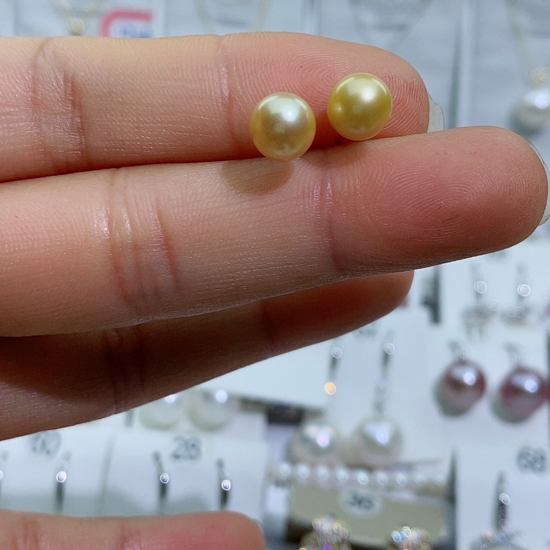 淡水珍珠银S925镶嵌吊坠(赠链)