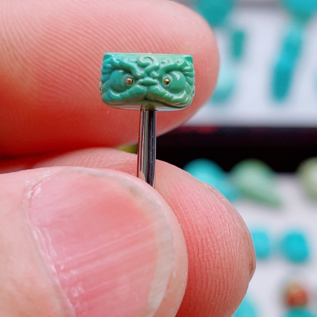 绿松石未镶嵌吊坠(不含链)