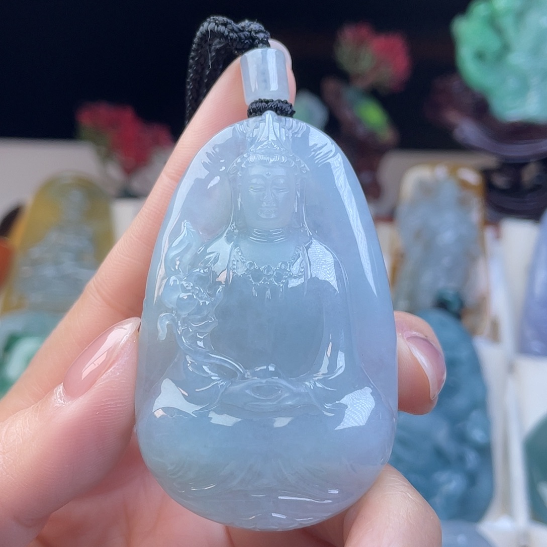 翡翠未镶嵌颈饰天然翡翠