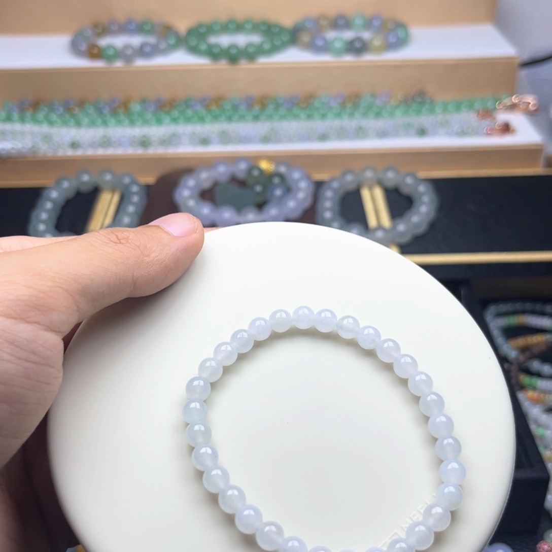未镶嵌翡翠手链手串