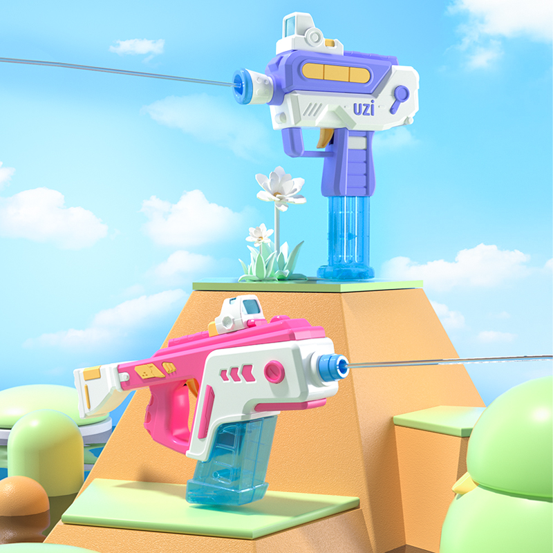 美乐欣儿童uzi乌兹电动水枪玩具连发高压喷水维克托滋水枪格洛克