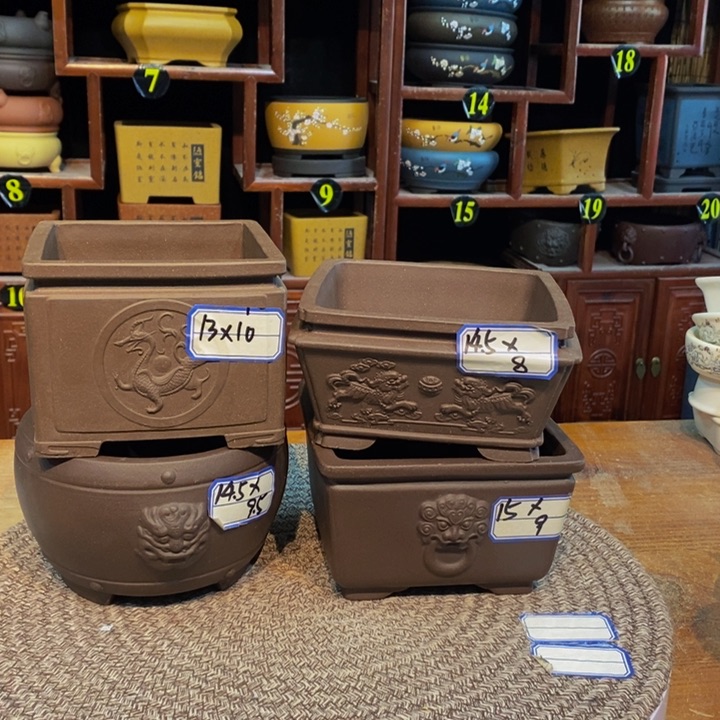 紫砂花盆紫砂花盆