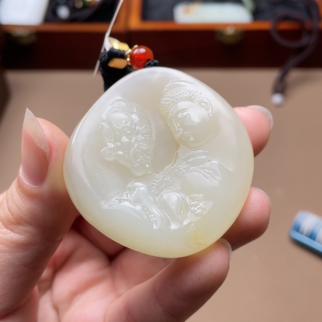 和田玉挂件未镶嵌F