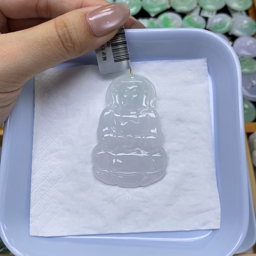 颈饰未镶嵌翡翠M****g观音