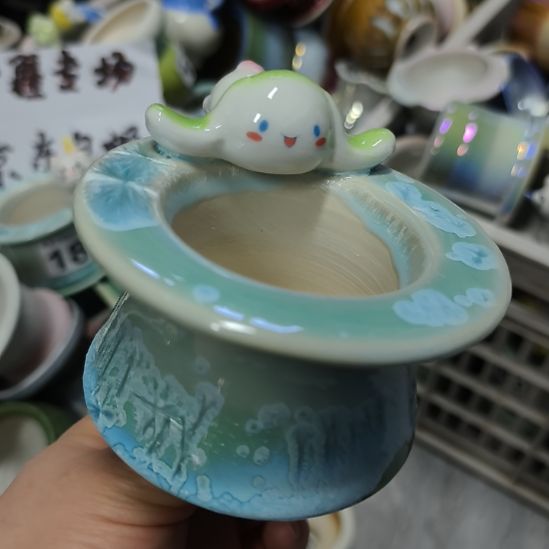 景德镇高温陶瓷：微瑕内口6(福利无垫片赠送哦，感谢理解)