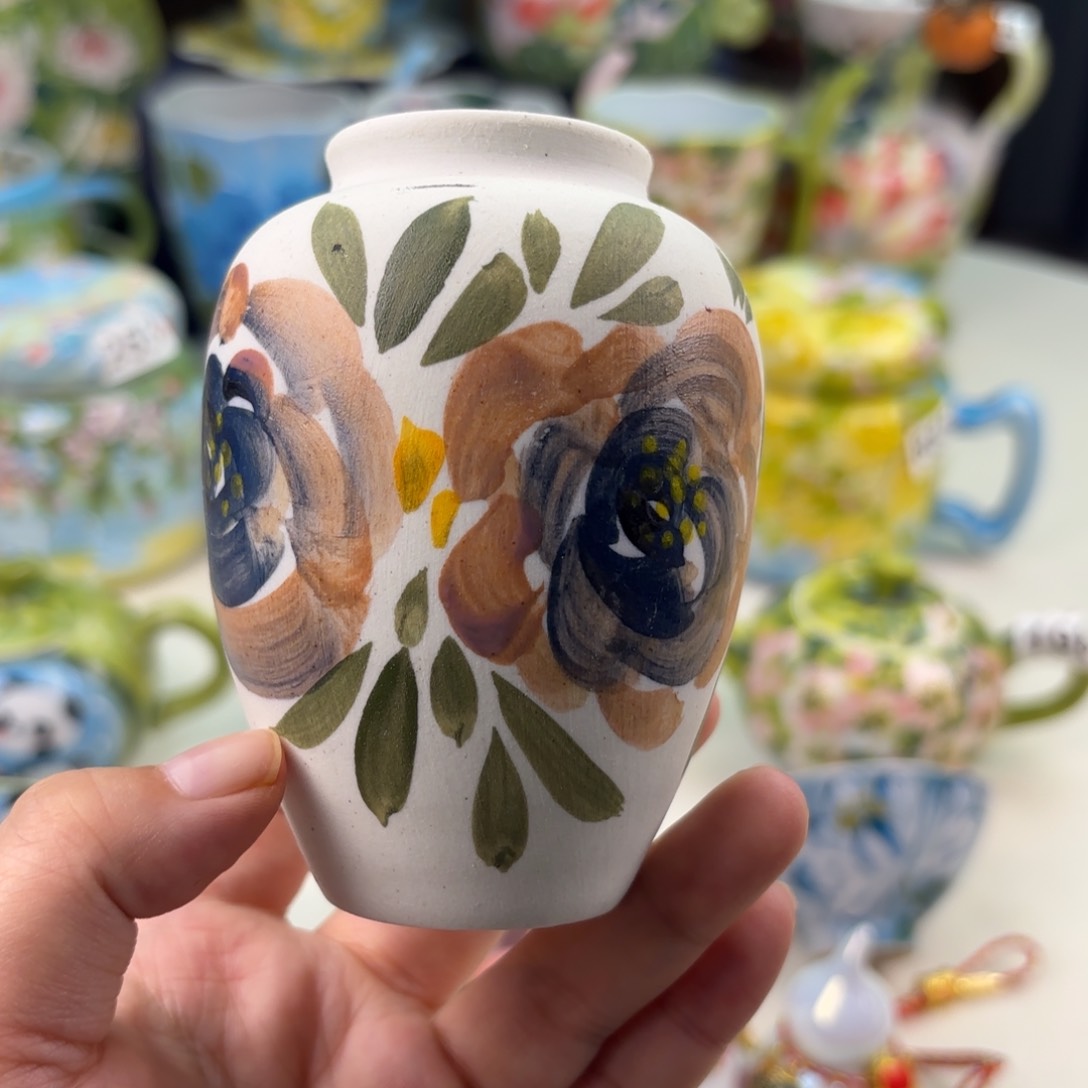 景德镇手绘高温釉下彩陶瓷茶具