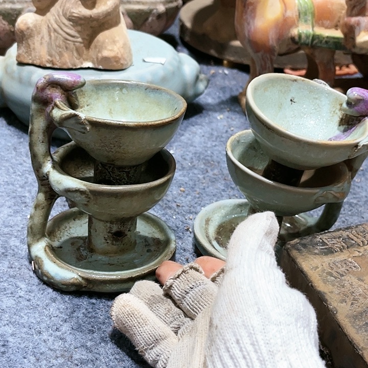 瓦当摆件摆件茶桌茶台竹**画