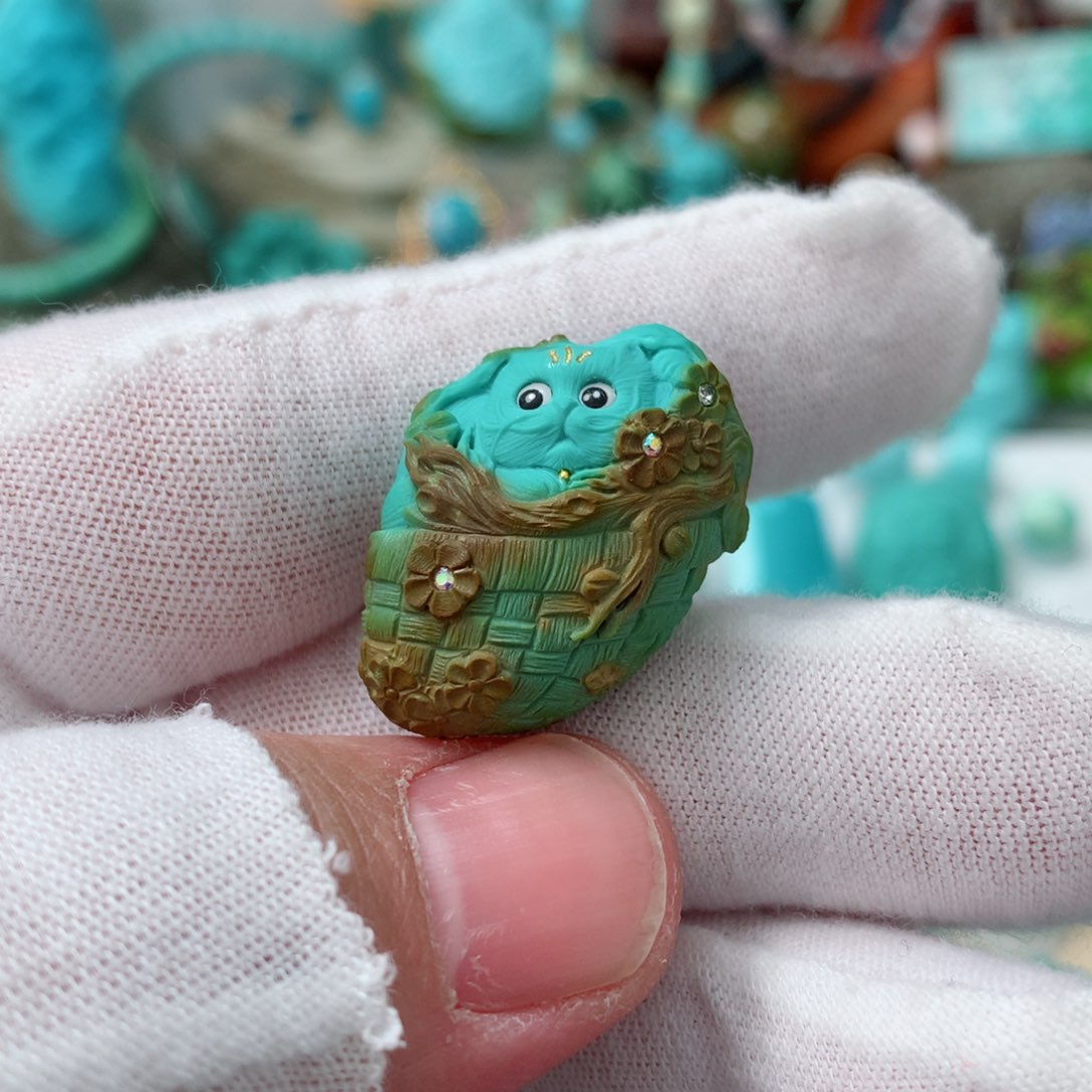 绿松石珠宝奇石未镶嵌