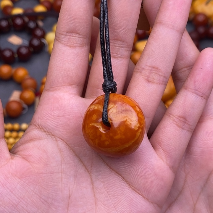 琥珀未镶嵌裸石蜜蜡L