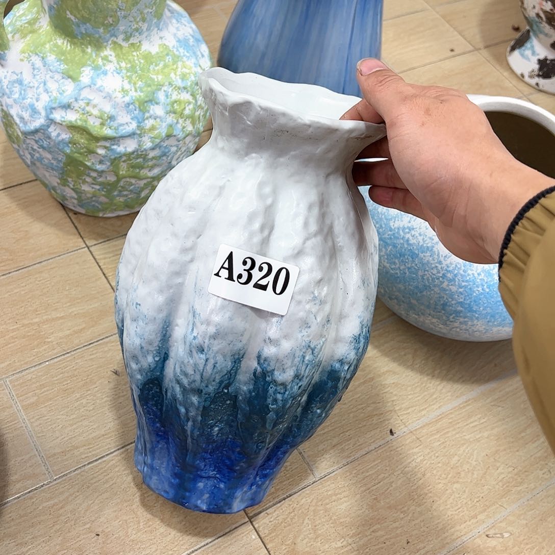 陶瓷陈*豆320花瓶摆件家居