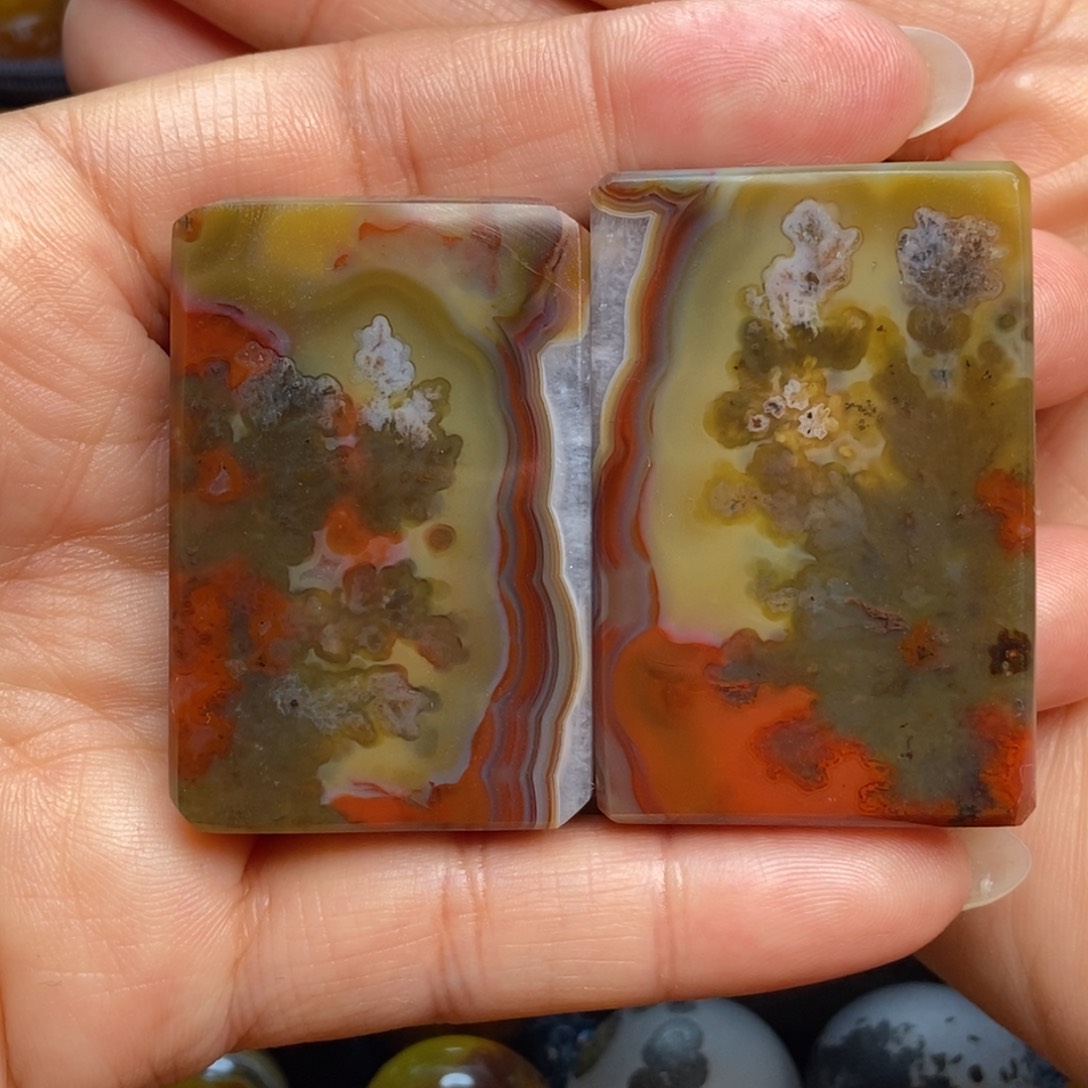 玛瑙/玉髓颈饰未镶嵌战国红