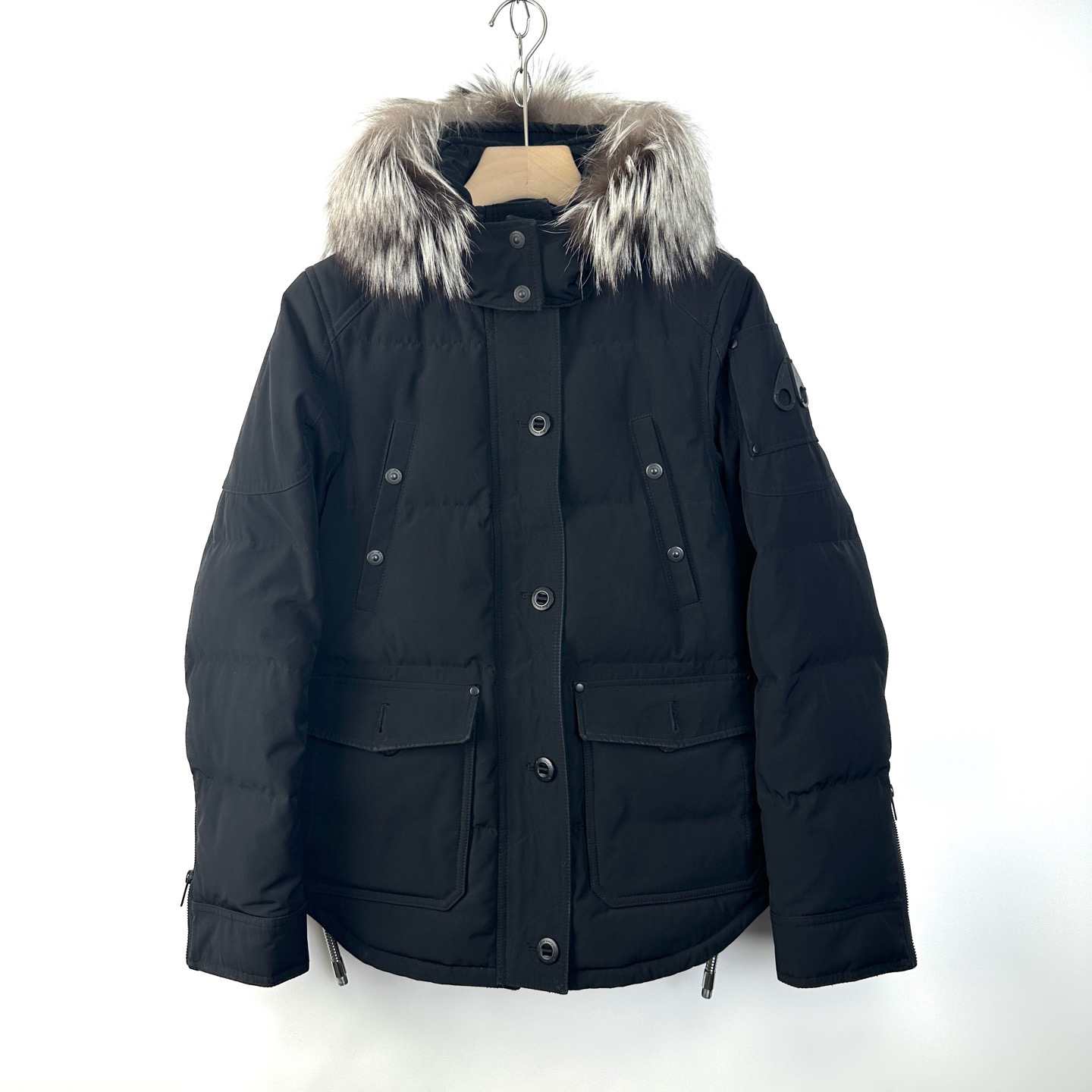 95新 MOOSE KNUCKLES/慕斯纳可兹 M码/棕咖色羽绒服/如图/08501