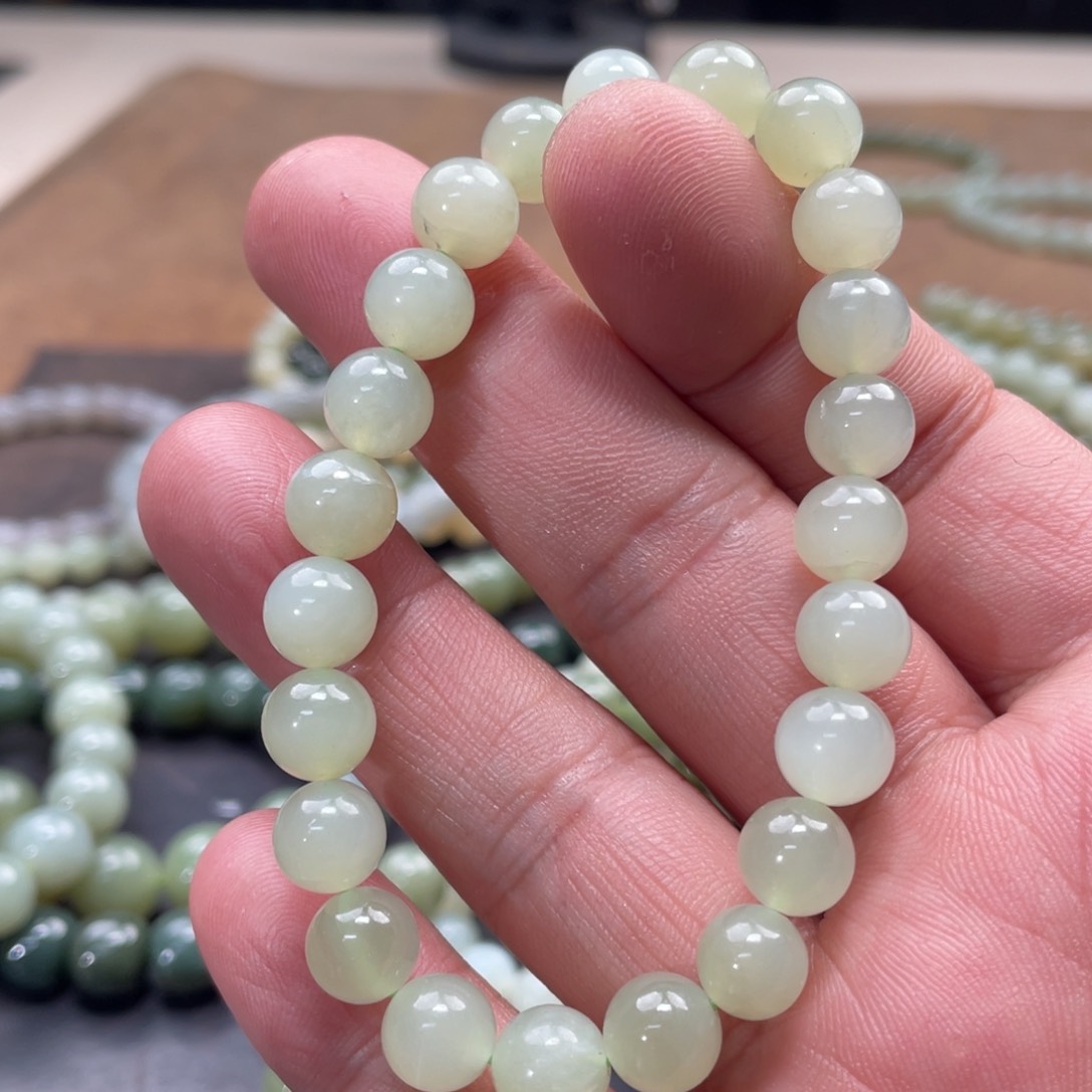 和田玉手链未镶嵌