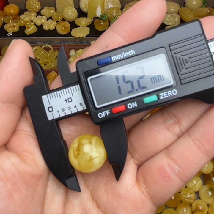 蜜蜡未镶嵌珠宝奇石天然蜜蜡散珠微瑕一粒192