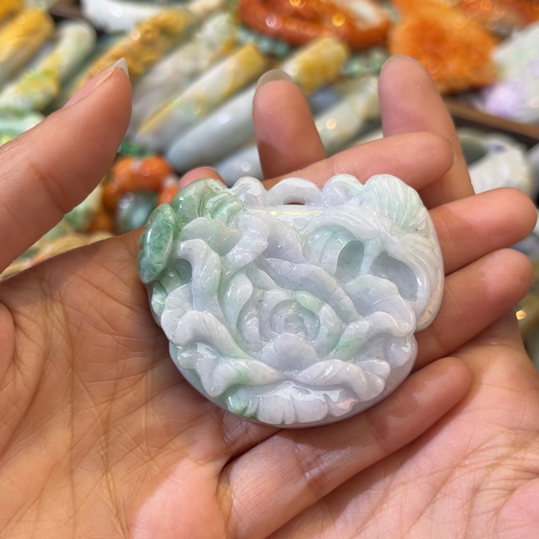 翡翠颈饰未镶嵌待编款