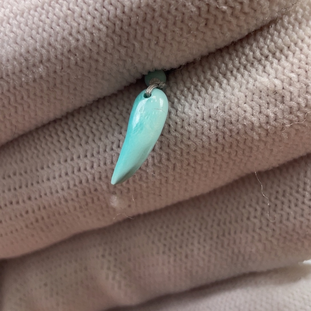 绿松石未镶嵌挂件