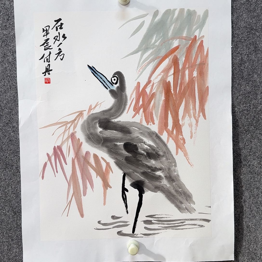 国画杜丹老师手绘作品