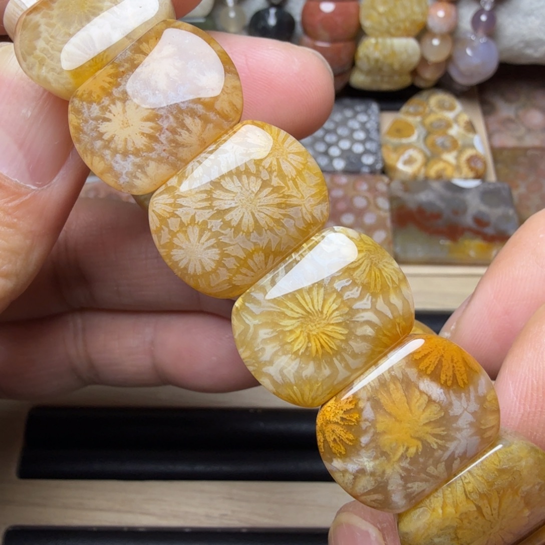 硅化玉未镶嵌纯天然色有机玉石保真色