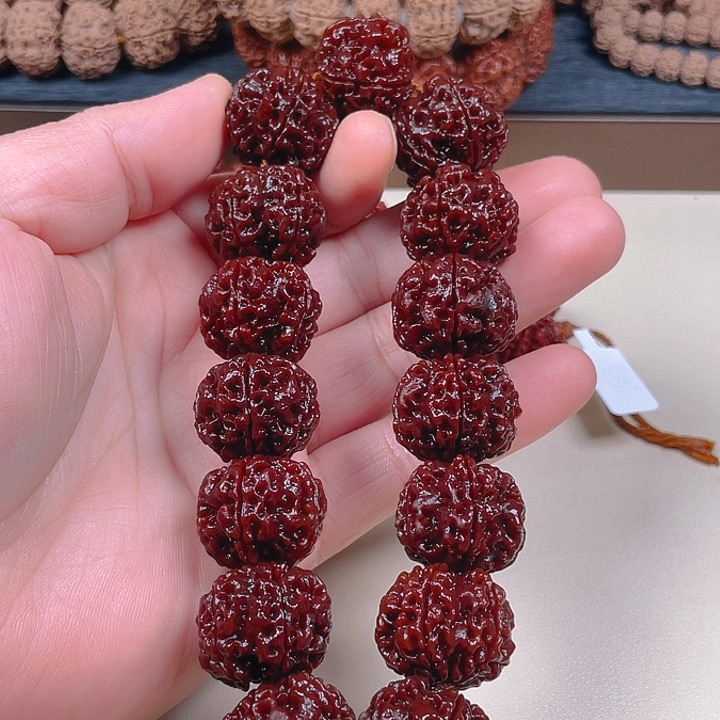 金刚菩提手串23豆腐块梅花