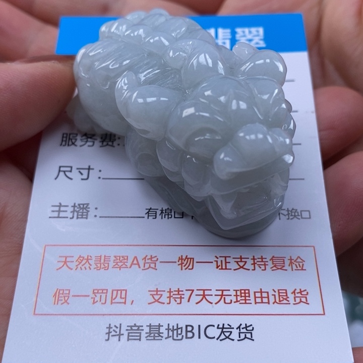 颈饰未镶嵌翡翠多人貔貅