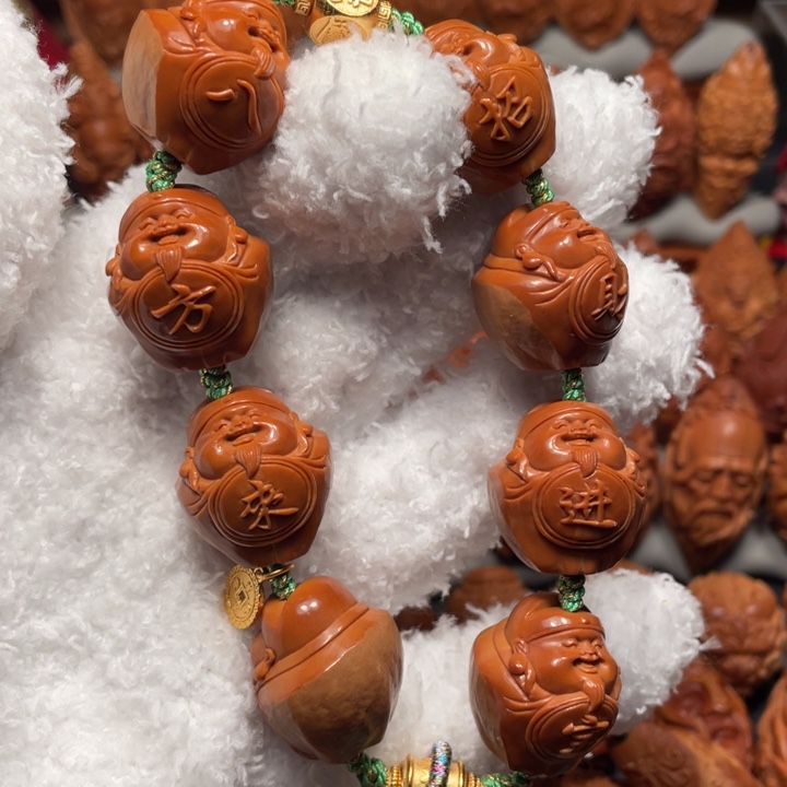 【闪购商品】橄榄核手串/手链包衣财神