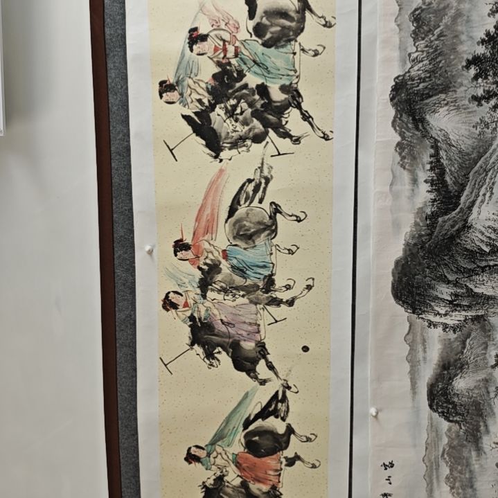 国画贾海瑞老师现场定制