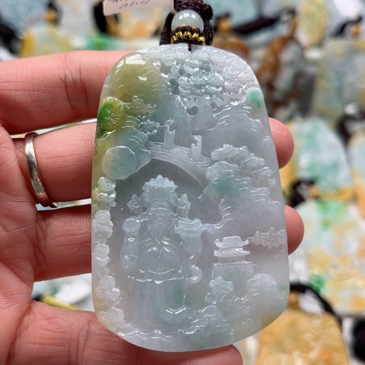 超***子翡翠未镶嵌吊坠(不含链)挂件