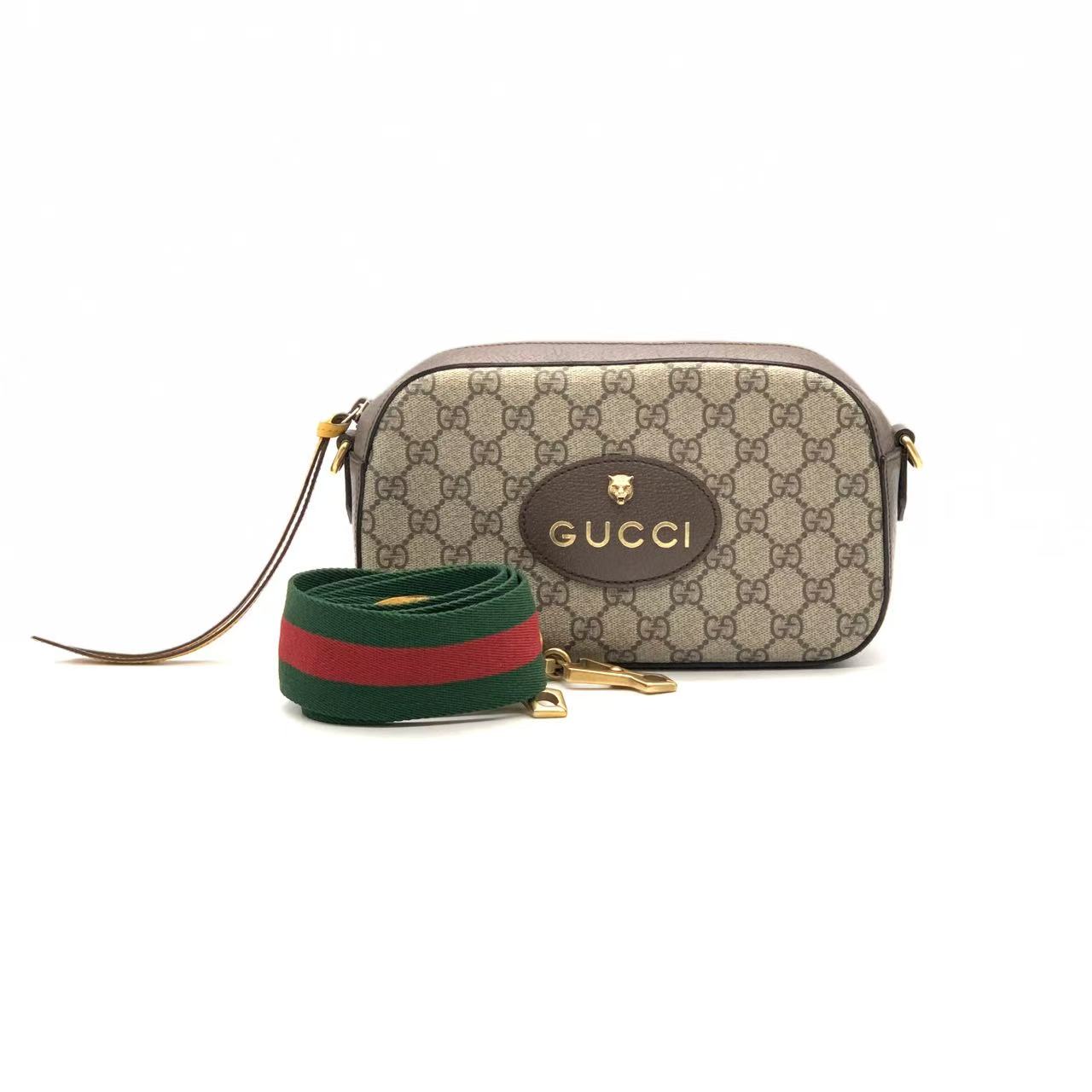 95新 GUCCI/古驰 【安则专属】老花虎头相机包