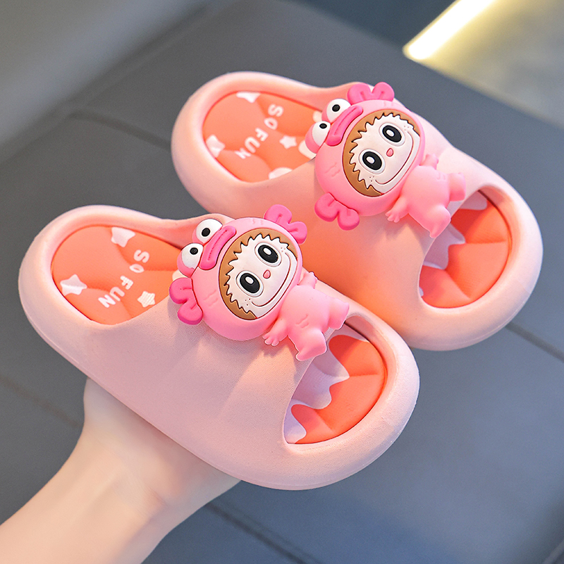 夏季儿童凉拖鞋男女童防滑软底浴室洗澡中大童亲子小孩沙滩凉拖鞋