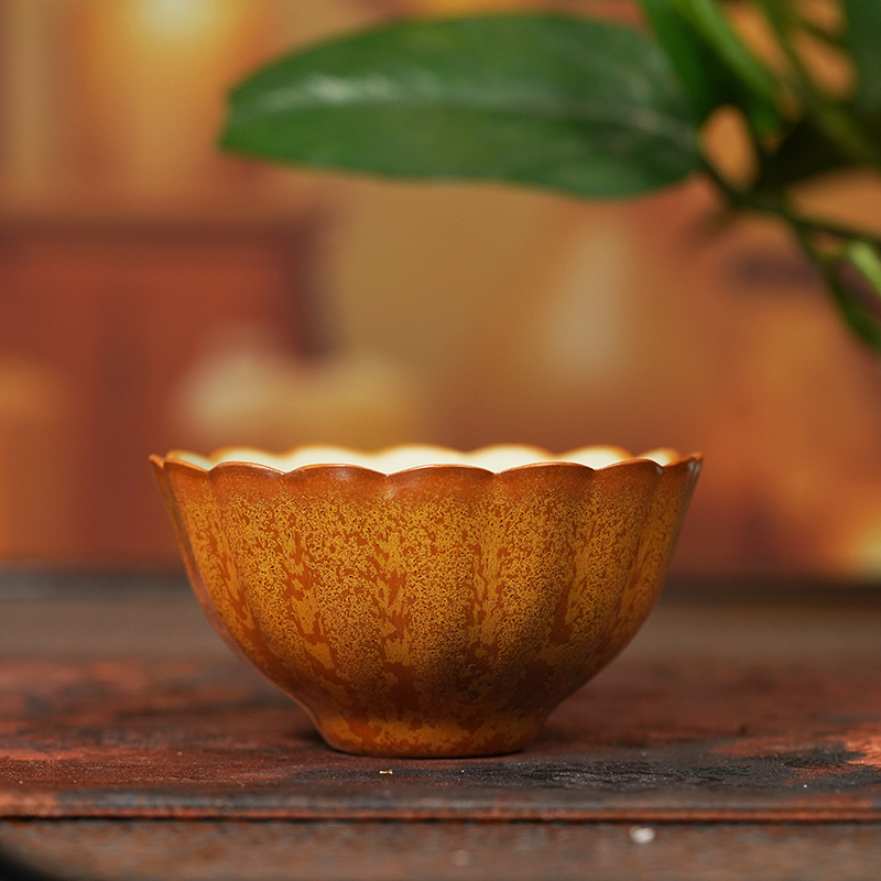 分寸琥珀菊口杯 瓷器茶周边