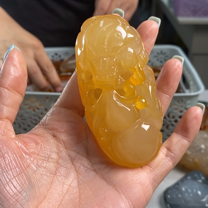 玛瑙/玉髓未镶嵌吊坠(不含链)