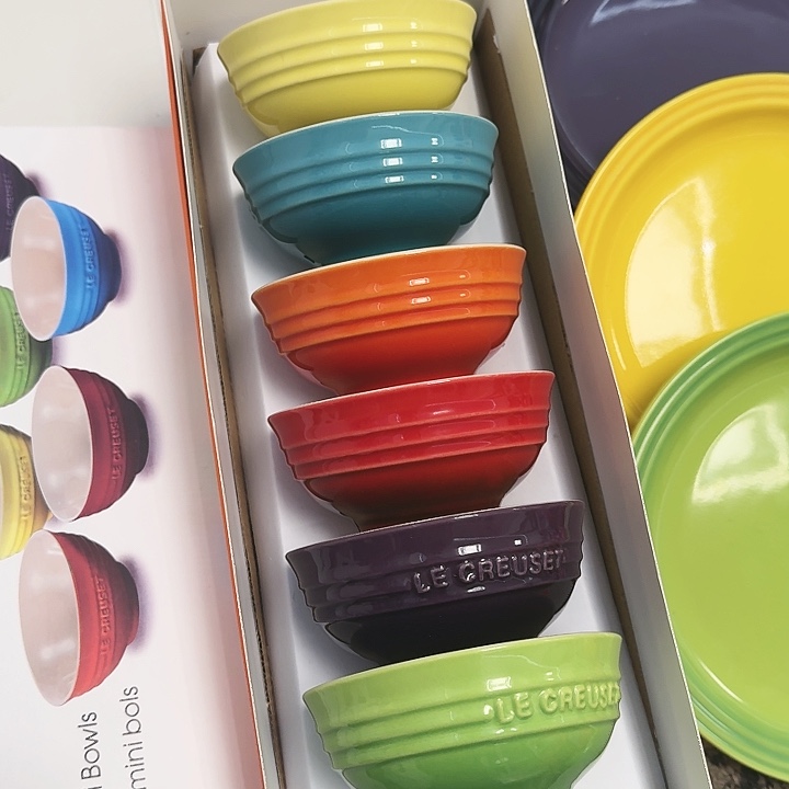 陶10cm甜品玩彩虹色