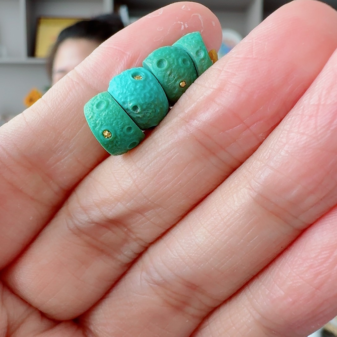 未镶嵌绿松石珠宝奇石