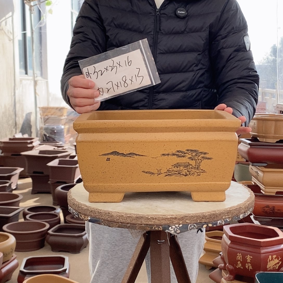 紫砂花盆紫砂花盆