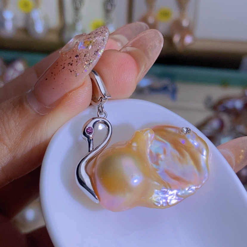 【闪购商品】淡水珍珠天然淡水珍珠合金