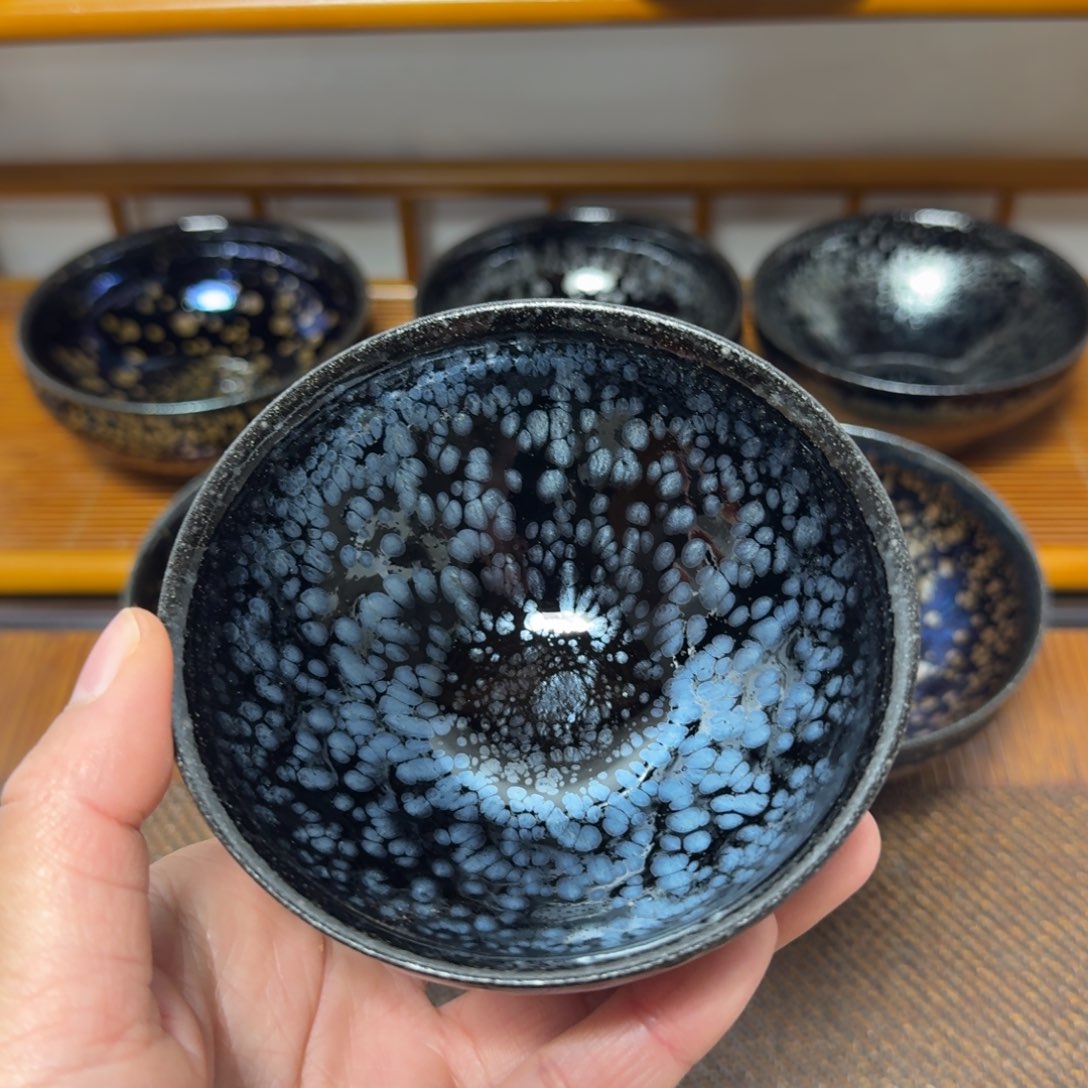 茶盏五*建盏手工制作主人杯茶杯