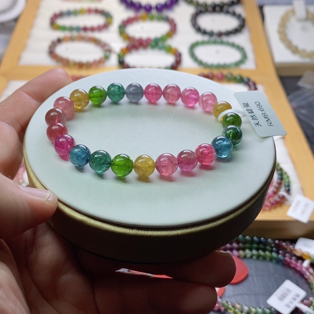 碧玺碧玺手链未镶嵌