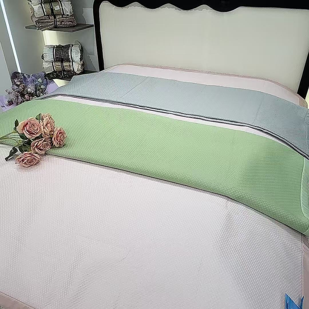 冰豆豆华夫格凉席三件套 180*200cm