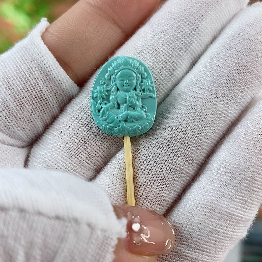 绿松石珠宝奇石未镶嵌