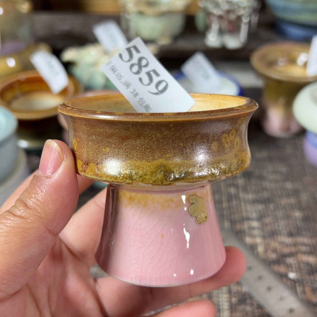 陶瓷景德镇手工花盆